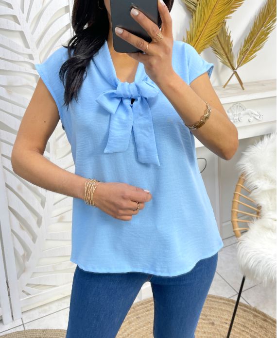 BLUSA AZUL CIELO PE167