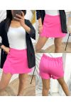 PACK 3 JUPES SHORT S M L PE99 FUSHIA