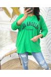 T-SHIRT 2 POCHES LOS ANGELES PE49 VERT