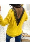 LACE SWEATER SS18 YELLOW