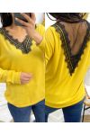 LACE SWEATER SS18 YELLOW