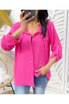 CAMICIA 2 TASCHE PE207 FUCSIA