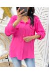 2-POCKET SHIRT PE207 FUSHIA