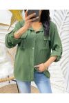 2-POCKET SHIRT PE207 MILITARY GREEN