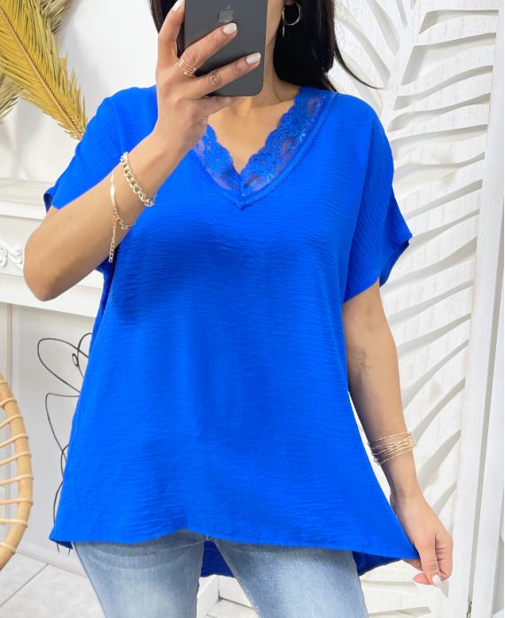 TOP KORONKOWY PE276 ROYAL BLUE