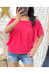 TOP VELATO PE42 FUSCIA