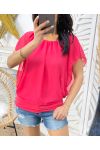 TOP VELATO PE42 FUSCIA