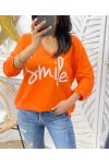 CAMISETA SMILE SS483 NARANJA