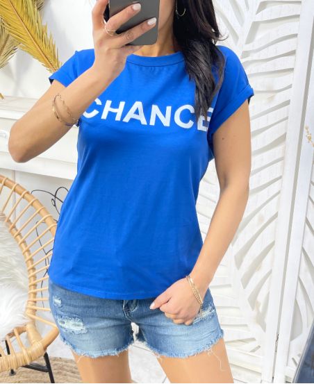 LUCKY T-SHIRT PE243 ROYAL BLUE