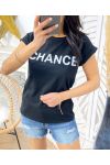 LUCKY TS243 T-SHIRT SCHWARZ