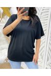 T-SHIRT DOS NOEUX PE265 NOIR