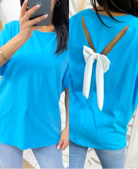 KNOTBACK T-SHIRT PE265 BLUE