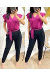 PE425 POCKET JUMPSUIT MAUVE