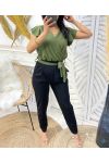 PE425 POCKET JUMPSUIT GROEN