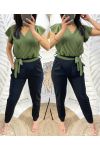 PE425 POCKET JUMPSUIT GREEN