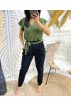 PE425 POCKET JUMPSUIT GROEN