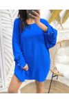 TOP OVERSIZE OPEN BACK PE412 ROYAL BLUE