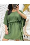 BUTTERFLY DRESS PE356 MILITARY GREEN