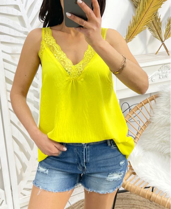 PIZZO CARACO PE368 GIALLO FLUO