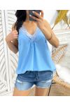 CARACO SPITZE PE368 HIMMELBLAU