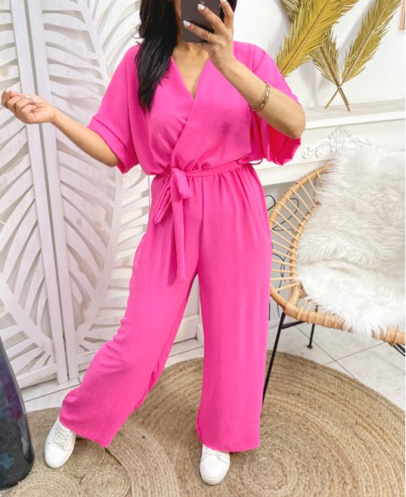 BROEK TUNIEK PE309 FUSHIA