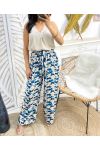 PALAZZO PANTS PE475 BLUE