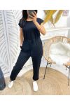 JUMPSUIT PE438 ZWART