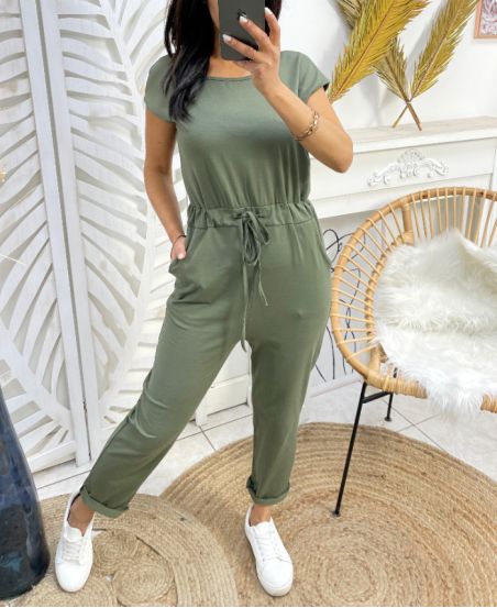 JUMPSUIT PE438 GROEN