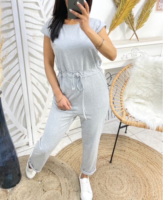 JUMPSUIT PE438 GRAU