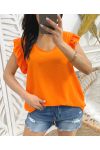 LACE BACK TOP PE333 ORANGE