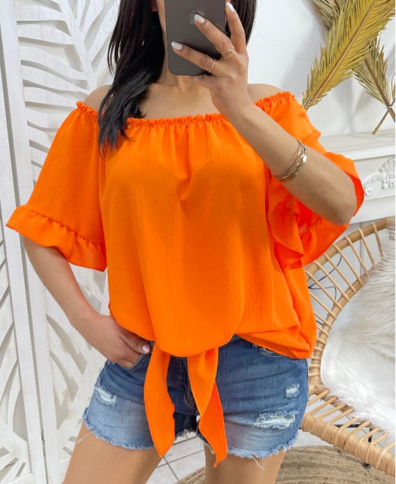 PE320 TIE TOP ORANGE