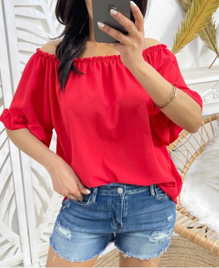 PE320 TIE TOP RED