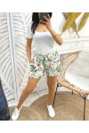 SHORT IMPRESS PE1365 TROPICAL BLANCO