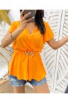 TOPLIEN WITH CHAIN TO TIE ON THE BACK PE442 ORANGE