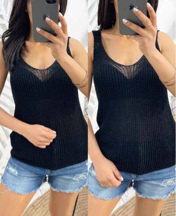 PE972 MESH TOP BLACK