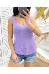 TOP KNIT PE972 LILA