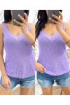 TOP KNIT PE972 LILA