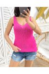 TOP KATOEN PE972 FUSHIA