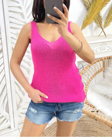 MAGLIA PE972 FUCSIA