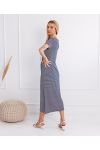 LONG DRESS PEACE N LOVE 1273 BLUE