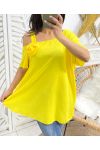 TOP "COUP DE COEUR" FIORE OVERSIZE PE949 GIALLO