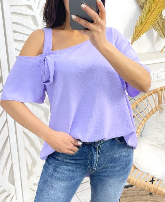 TOP "COUP DE COEUR" FIORE OVERSIZE PE949 LILLA