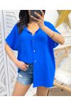 BLUSA CON CATENA PE235 BLU ROYAL