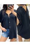 PE235 BLUSA CON ESPALDA DE CADENA NEGRA