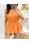 TOP LIEN BOUCLE PE1013 ORANGE