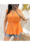 TOP LIEN BOUCLE PE1013 ORANGE