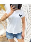 HART T-SHIRT SS226 ZWART