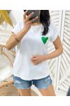 SE226 HARTJE T-SHIRT GROEN