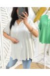 BLUSA FLUIDA DE VISCOSA PE1189 BEIGE