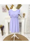 RUFFLE DRESS PE831 LILAC